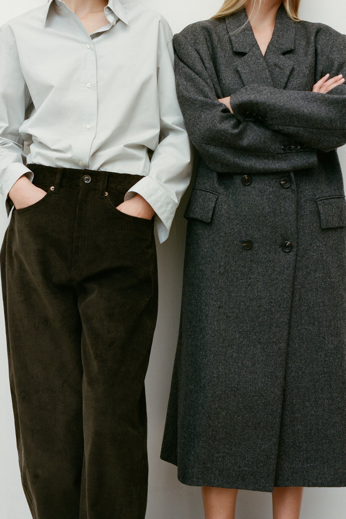 Manteau Coligny - Gris - Laine - Femme vue 8