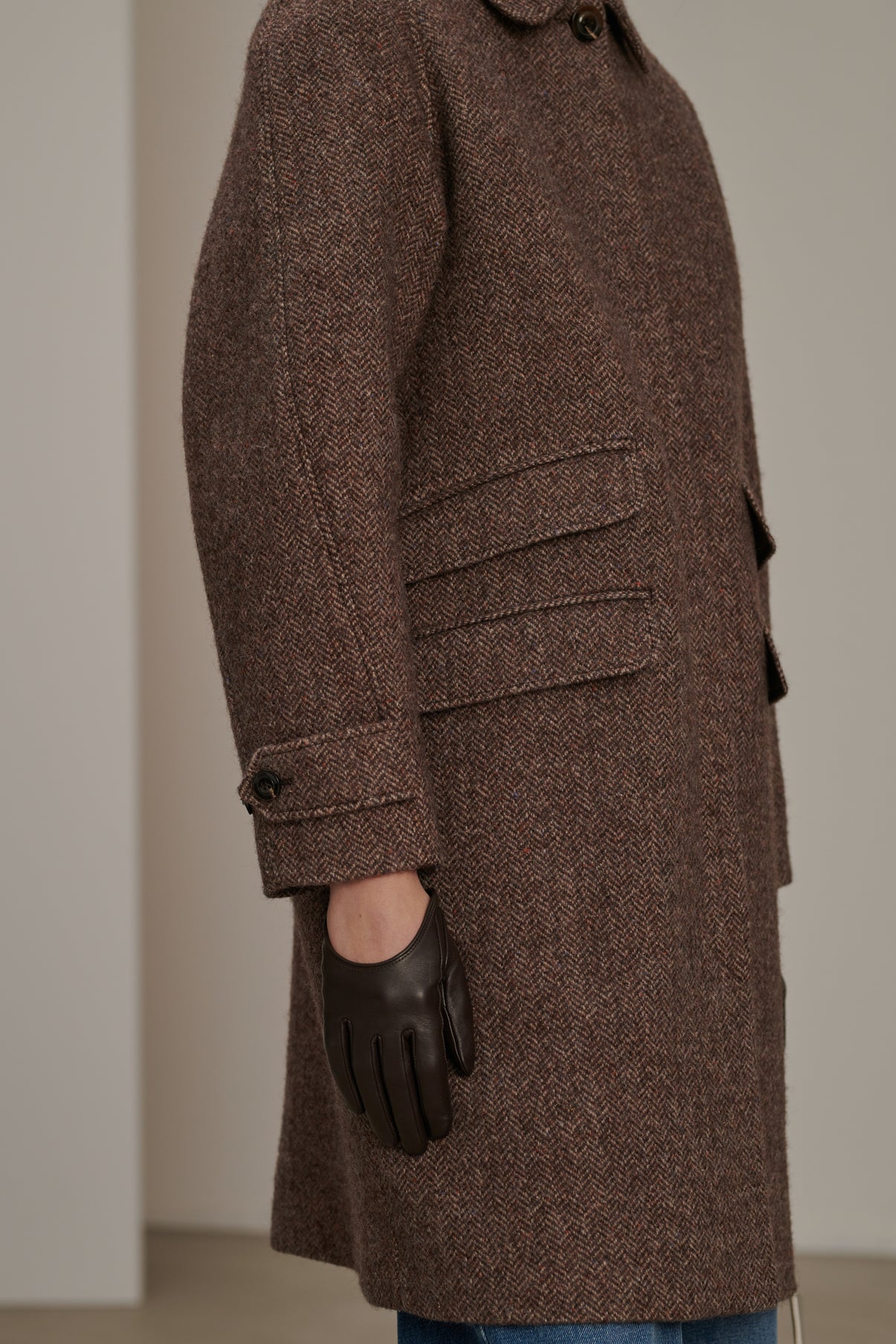 Manteau Simba - Châtaigne - Laine - Femme vue 4