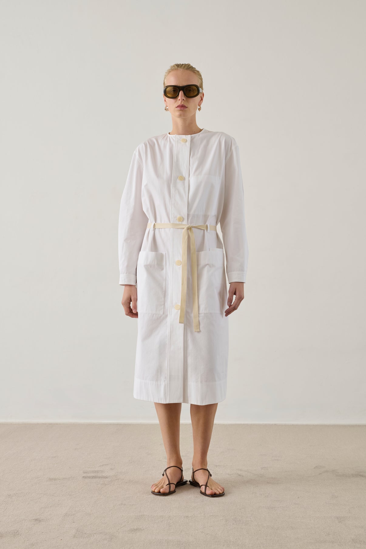 Robe Helie - Blanc - Coton - Femme vue 1