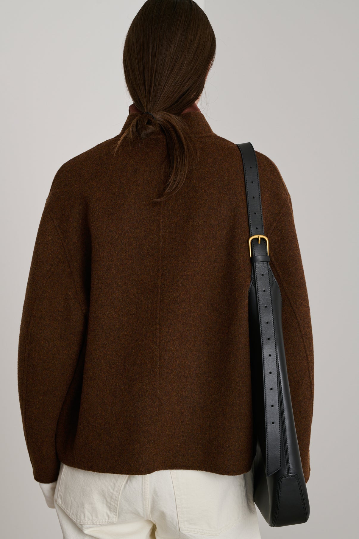 Manteau Windsor - Roux Chiné - Laine - Femme vue 3