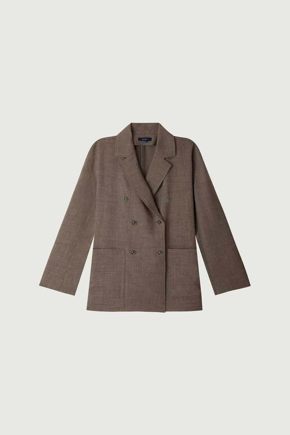 Veste Drew - Marron/Écru - Laine - Femme vue 7